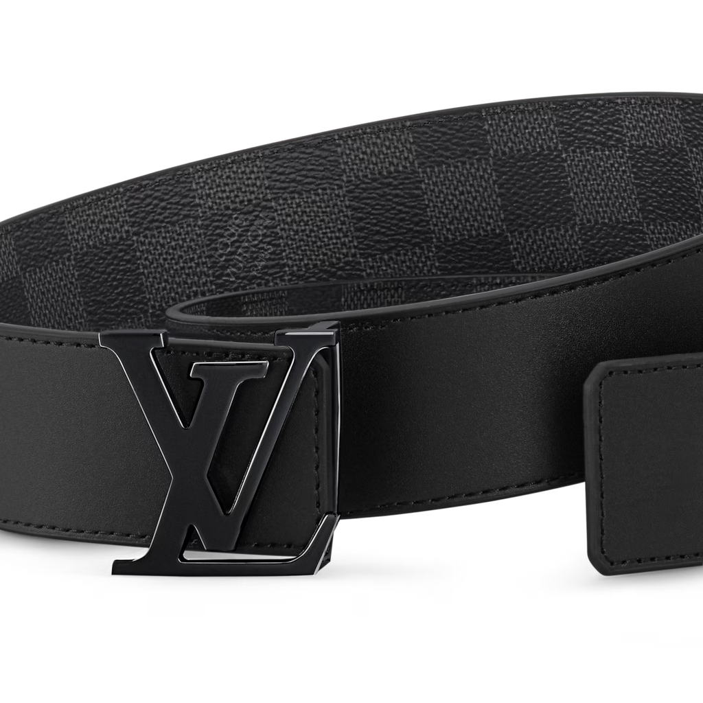 LV Initiales 40mm Reversible Belt Damier Graphite Canvas